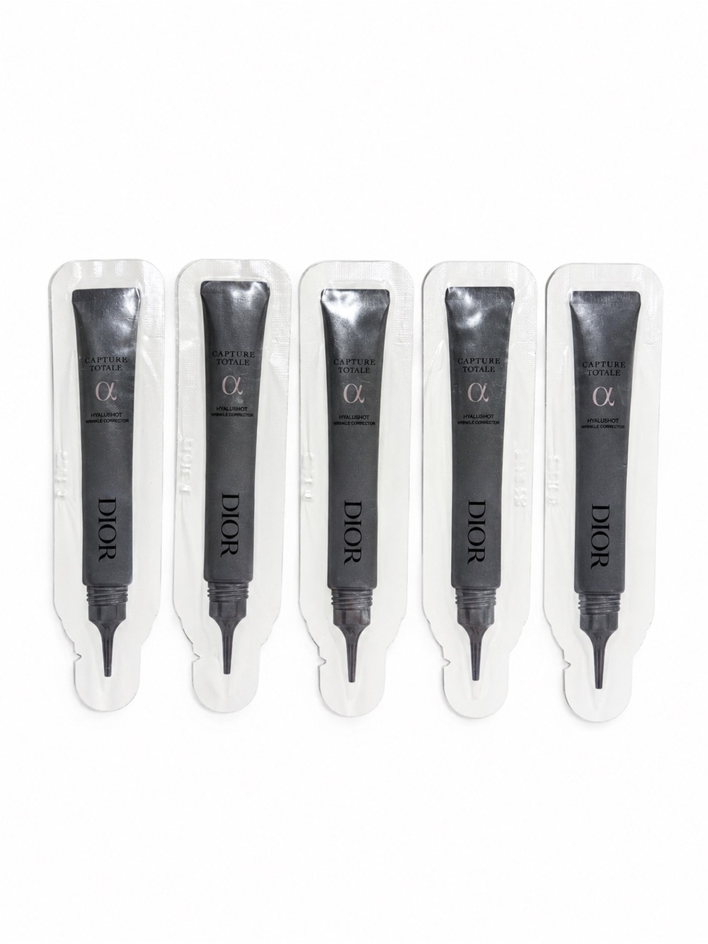 DIOR Capture Totale HYALUSHOT wrinkle correct sample lot set x 5- 0.03oz 1ml ea.